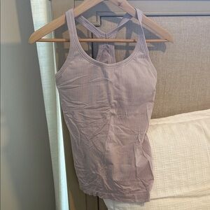 Lululemon Women's Lavender Ribbed Tank Top
